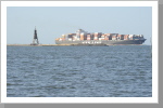 Containerschiff, Cuxhaven