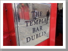 Schild an der Temple Bar