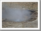 Brodelndes Wasser am Geysir