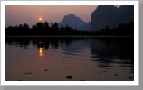 Sonnenuntergang, Vang Vieng