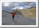 Der Weg zum Tibettrail. Im Hintergrund die Tibethütte