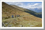 Schweizer Radlergruppe auf dem Bimbam Trail